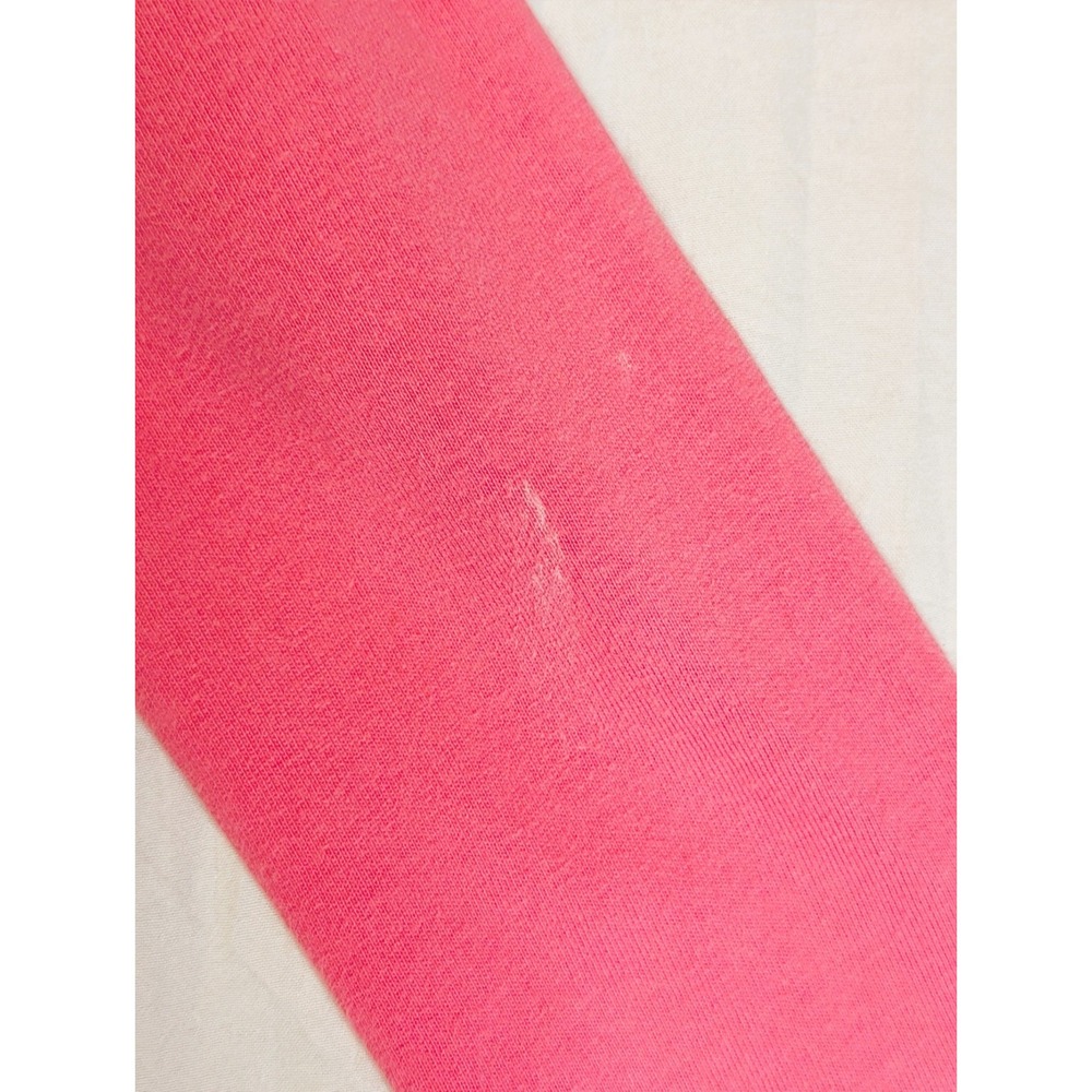 L.L. Bean Long-Sleeve Dress Colorful Fall Leaf Print Size 6-7 Pink & Magenta - Picture 5 of 6